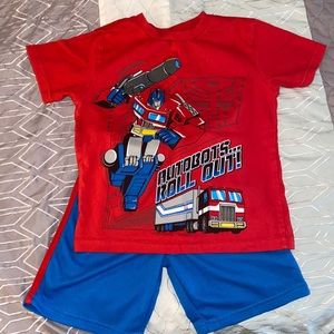 Transformer T-shirt & short set
